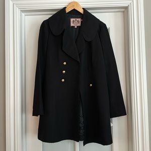 🖤💛 Juicy Couture Black Peacoat 💛🖤